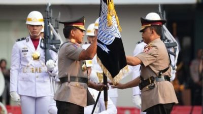 Korlantas Polri Sertijab dari Irjen Pol. Agus Suryonugroho kepada Irjen Pol. Wibowo