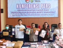 Selama Juni 2026, Polres Metro Jakarta Pusat Tangkap 15 Tersangka dari 12 Kasus Narkotika