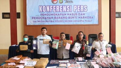Selama Juni 2026, Polres Metro Jakarta Pusat Tangkap 15 Tersangka dari 12 Kasus Narkotika