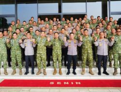 Kapolri Silaturahmi ke Panglima TNI di Mabes TNI