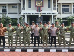 Perkuat Sinergitas, Kapolda Metro Jaya dan Pangdam Jaya Sambangi Mako Kopassus di Cijantung