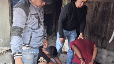 Dua Pengedar Ditangkap, Ratusan Butir Pil Koplo Diamankan Unit Reskrim Polsek Teluknaga Tangerang