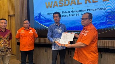 Tim Audit Korsabhara Baharkam Polri, Apresiasi Implementasi “Sistem Manajemen Pengamanan Obvitnas di PT Bukit Asam Tanjung Enim, Dalam Menjaga Ketahanan Energi