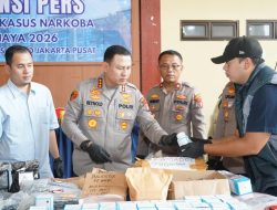 Operasi Nila Jaya 2026, Polres Jakpus Ungkap 86 Kasus Narkotika
