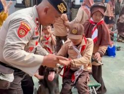 Dikmas Satwa Korsbhara Polri Hadirkan Kebahagiaan Bersama Sahabat Baru di SLB Bogor, Tanamkan Empati Sejak Dini